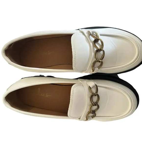 Lulus Raphlyn White Platform Loafers - Picture 6 of 7